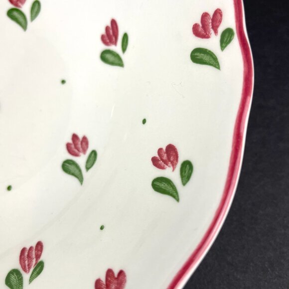 Set Johnson Brothers 7 Cereal Bowl 61/4" Floral Sprigs Ironstone Made in England - Picture 3 of 6